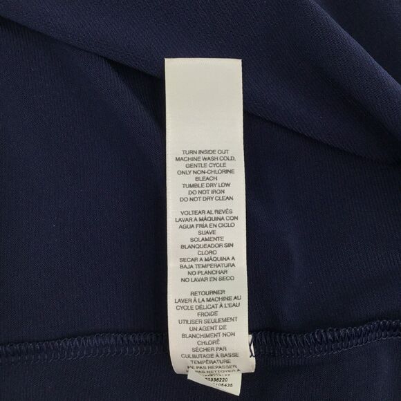 Chico's Jayma Kimono Layered Top sz 1 Small Rhinestones Asymmetric Hem Blue NEW - Picture 14 of 16